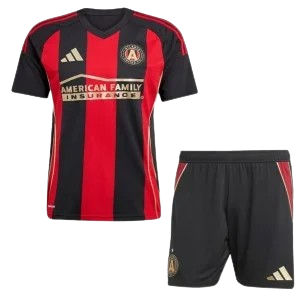 Kit Infantil Atlanta United Home 25/26 - Preto e Vermelho
