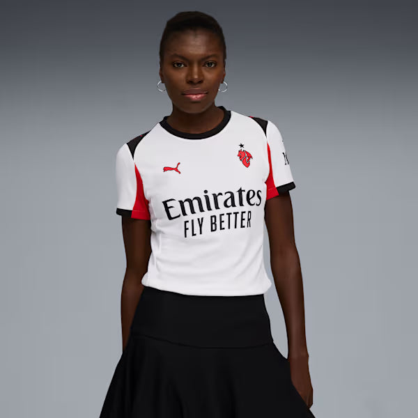 Milan Away 25/26 Feminino Puma - Branca