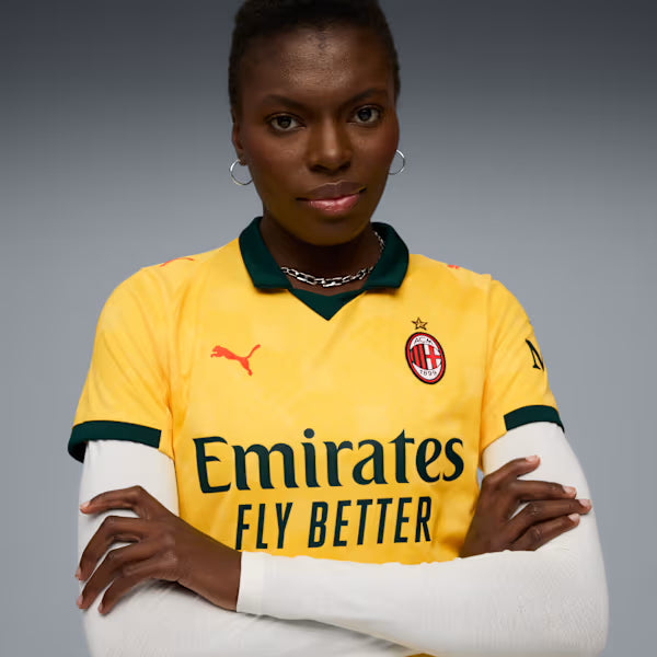 Milan Third 25/26 Feminino Puma - Amarelo