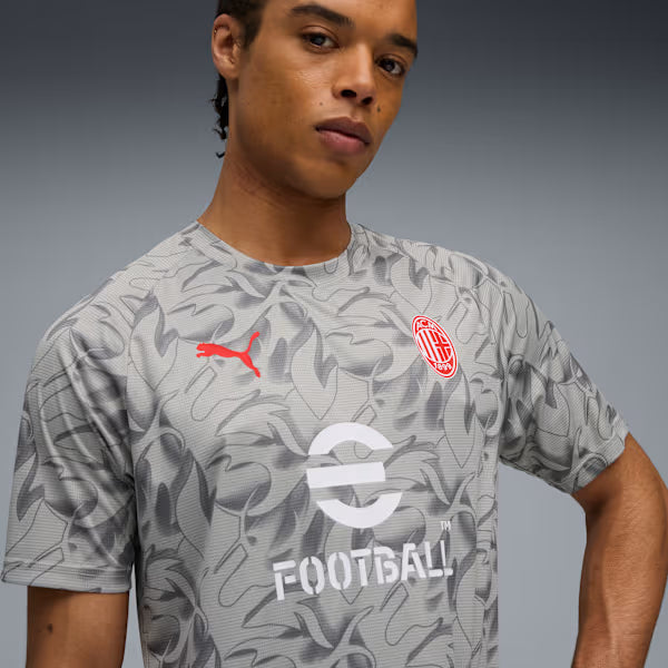Milan Pré Jogo 25/26 Torcedor Puma - Cinza