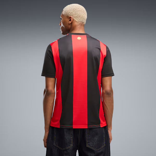 Milan Home 26/27 Torcedor Puma - Vermelho e Preto