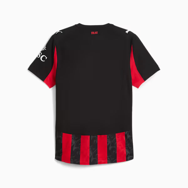 Milan Home 25/26 Jogador Puma - Vermelho e Preto