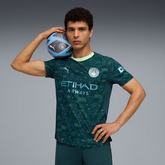 Manchester City Fourth 25/26 Jogador Puma  - Verde