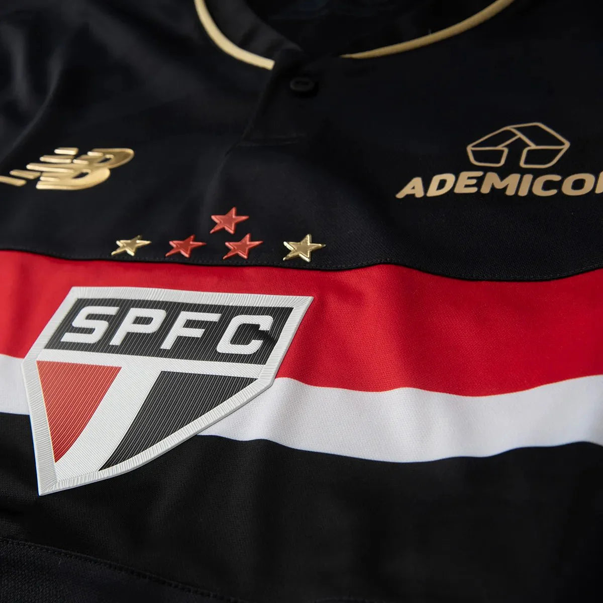 São Paulo Third 25/26 Jogador New Balance Masculino - Preta