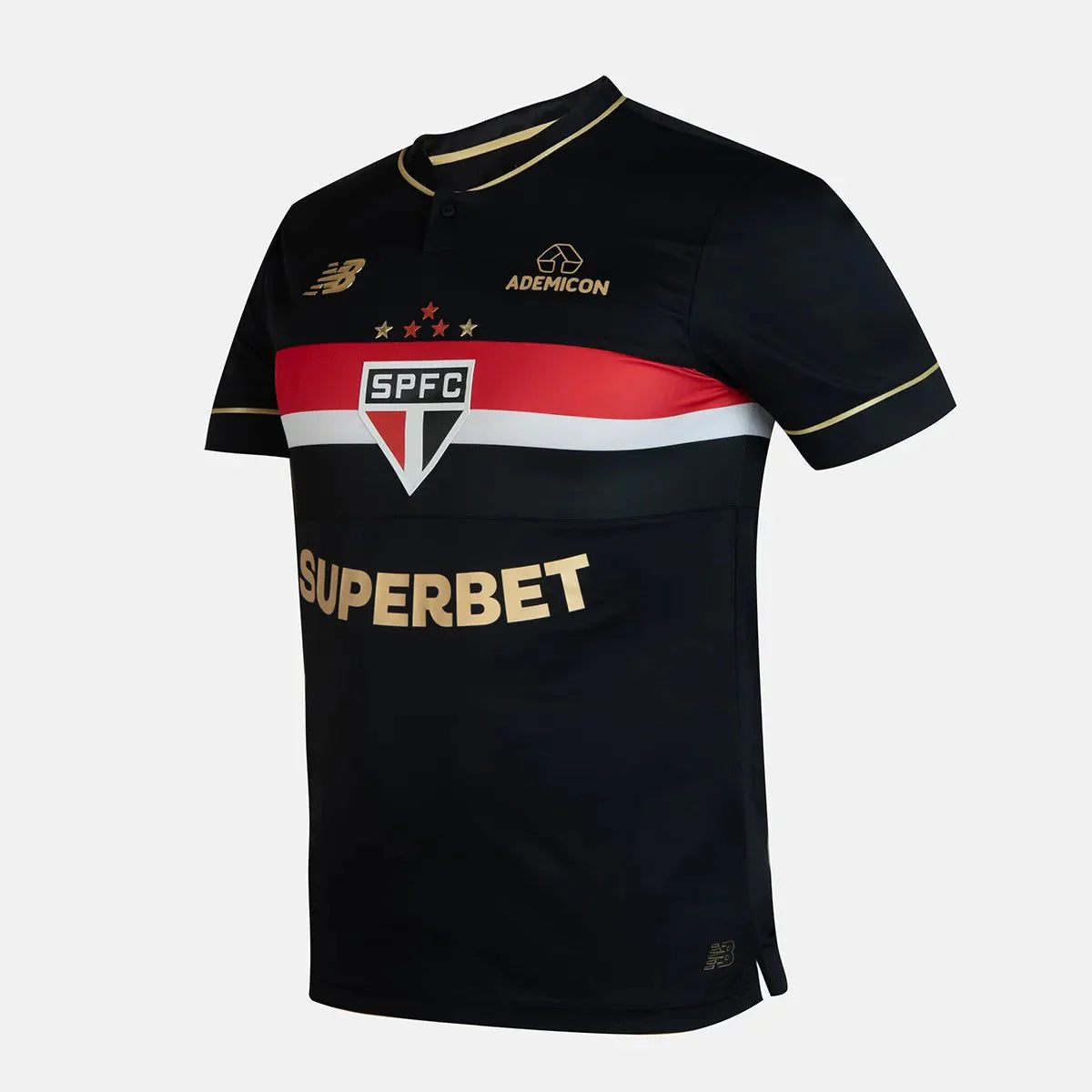 São Paulo Third 25/26 Jogador New Balance Masculino - Preta