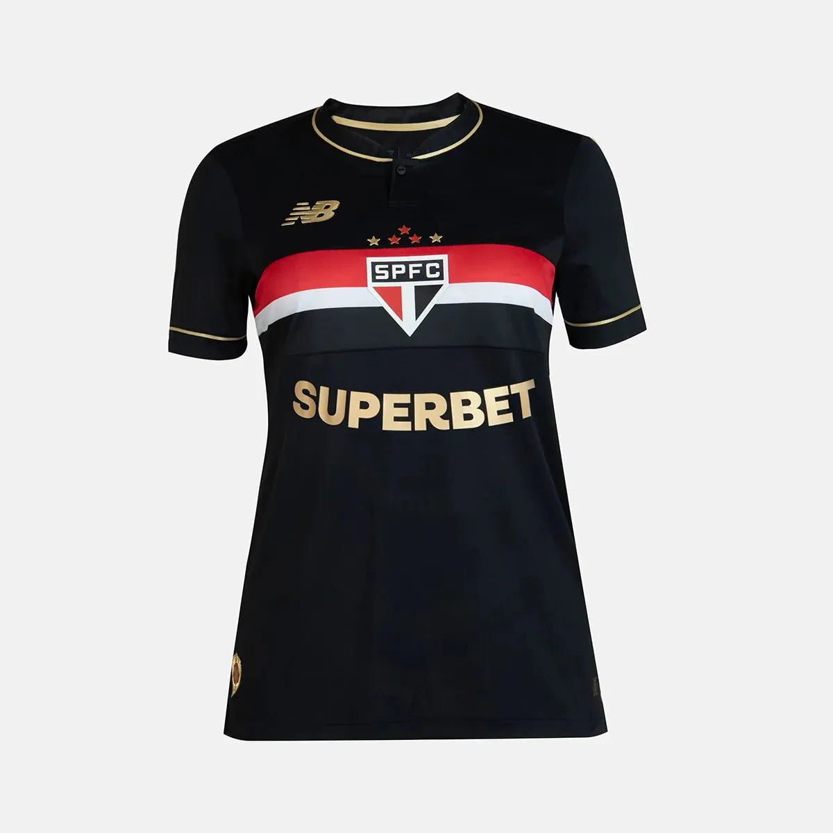 São Paulo Third 25/26 Torcedor New Balance Feminino - Preta