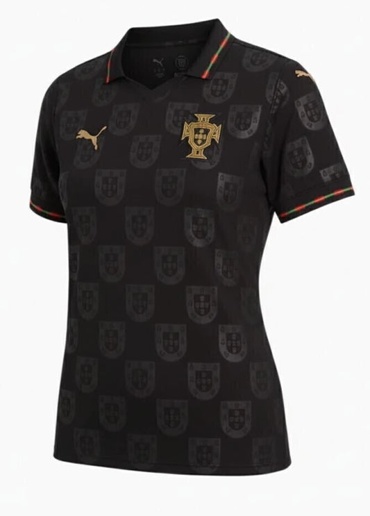 Portugal Third Especial Pantera Negra 26/27 Feminino Torcedor Puma - Preto