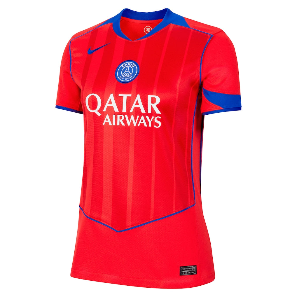 PSG Third 25/26 Feminino Nike - Vermelho