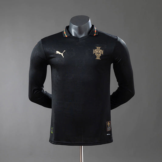 Portugal Third Manga Longa 26/27 Masculina Jogador Puma - Preta