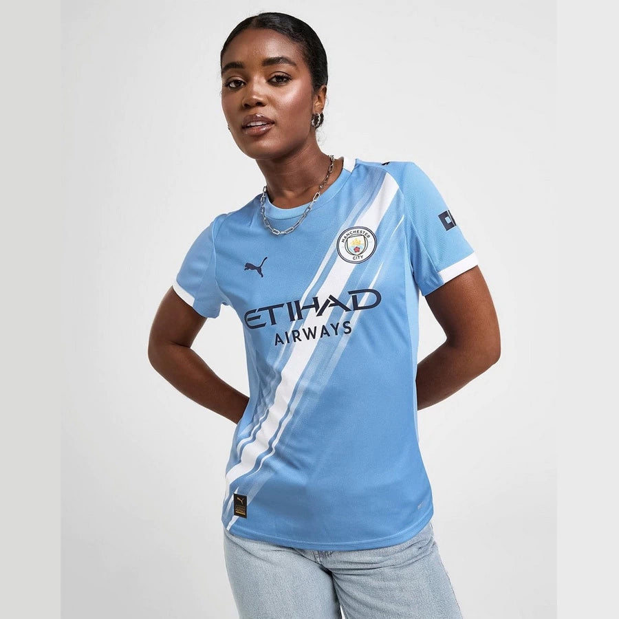 Manchester City Home 25/26 Feminina Puma - Azul