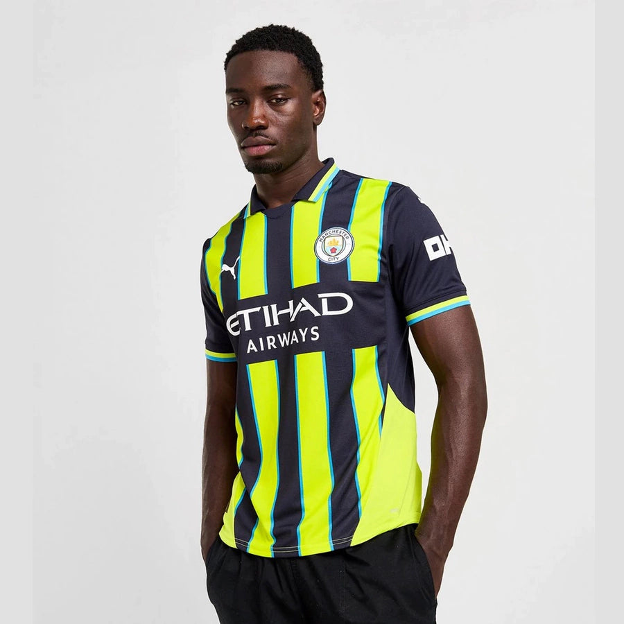 Manchester City Away 24/25 Torcedor Puma - Amarelo e Preto