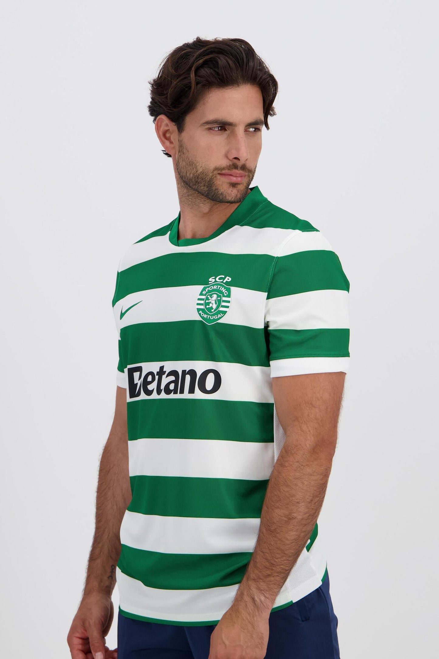 Sporting Home 25/26 Torcedor Nike - Branco e Verde