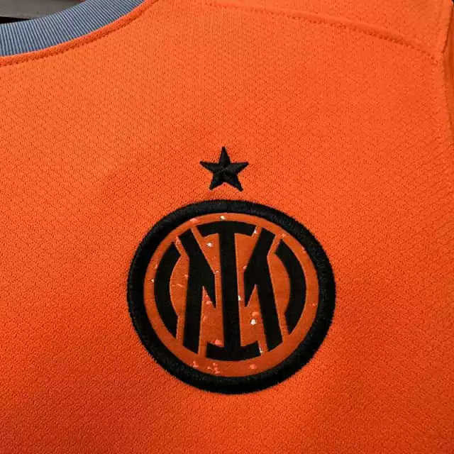 Inter de Milão Third 24/25 Torcedor Nike - Laranja