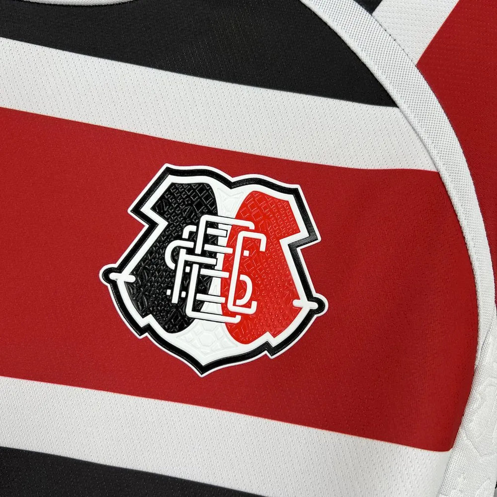Santa Cruz Home 25/26 Masculino -  Vermelho e Preto